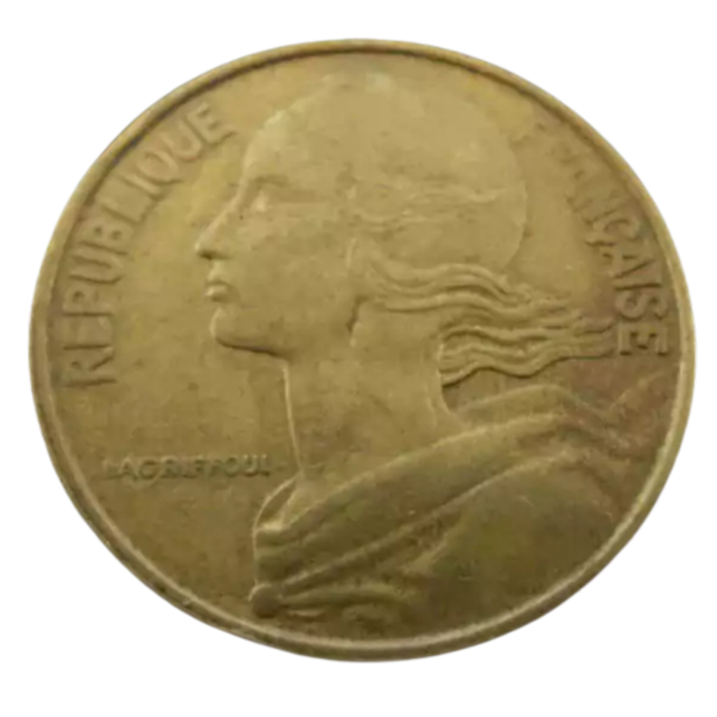 Moeda 20 Cêntimes 1978 - França - Imagem 2