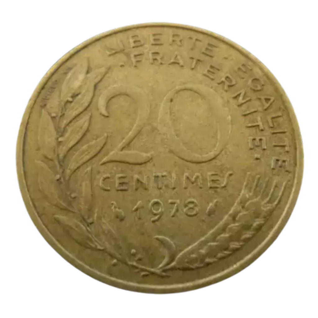 Moeda 20 Cêntimes 1978 - França