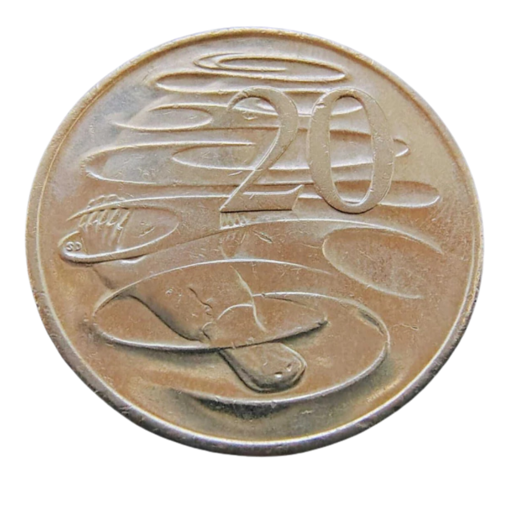 Moeda 20 Cêntimos 2000 - Austrália - Imagem 2