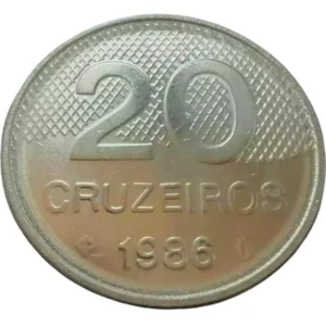 Moeda 20 Cruzeiros 1986 Brasil - FC