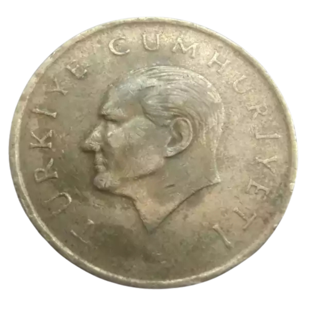 Moeda 25.000 liras 1996 - Turquia - Imagem 3