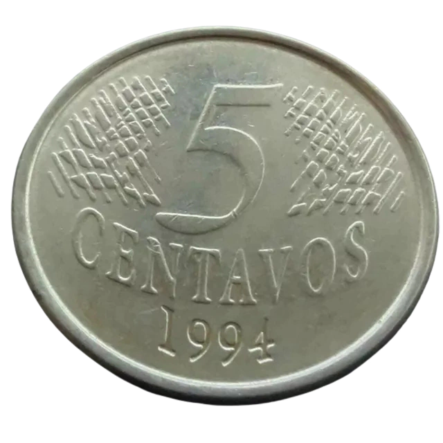 Moeda 5 Centavos 1994 Brasil - SOB
