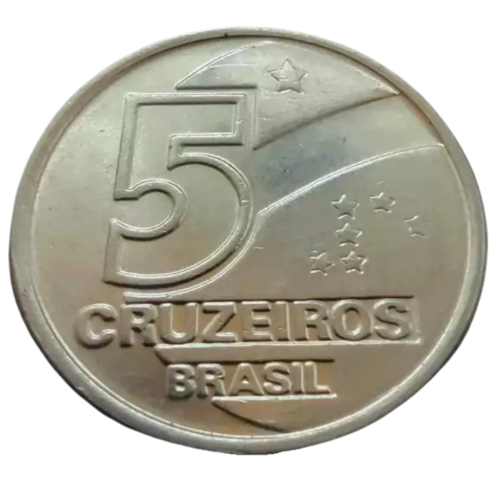 Moeda 5 Cruzeiros 1991 Salineiro Brasil - MBC