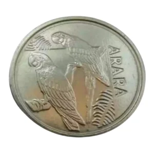 Moeda 5 Cruzeiros Reais 1993 Arara Brasil - SOB