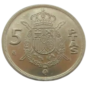 Moeda 5 Pesetas 1982 - Espanha