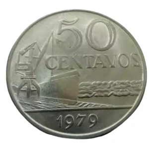 Moeda 50 Centavos 1979 Brasil - MBC