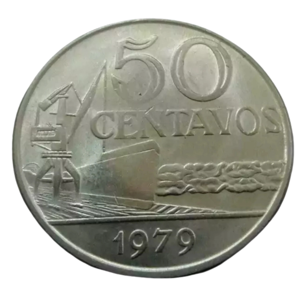 Moeda 50 Centavos 1979 Brasil - MBC