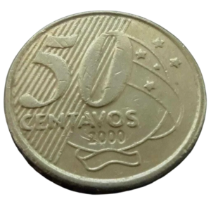Moeda 50 Centavos 2000 Brasil - MBC