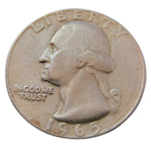 Moeda Quarter Dólar 1965 - EUA