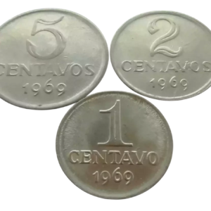 Set de Moedas 1969 Brasil - MBC