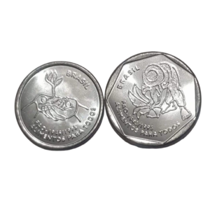 Moedas Casal FAO 1995 Brasil - FC