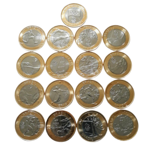 Coleção Completa 17 Moedas Olimpíadas Rio 2016