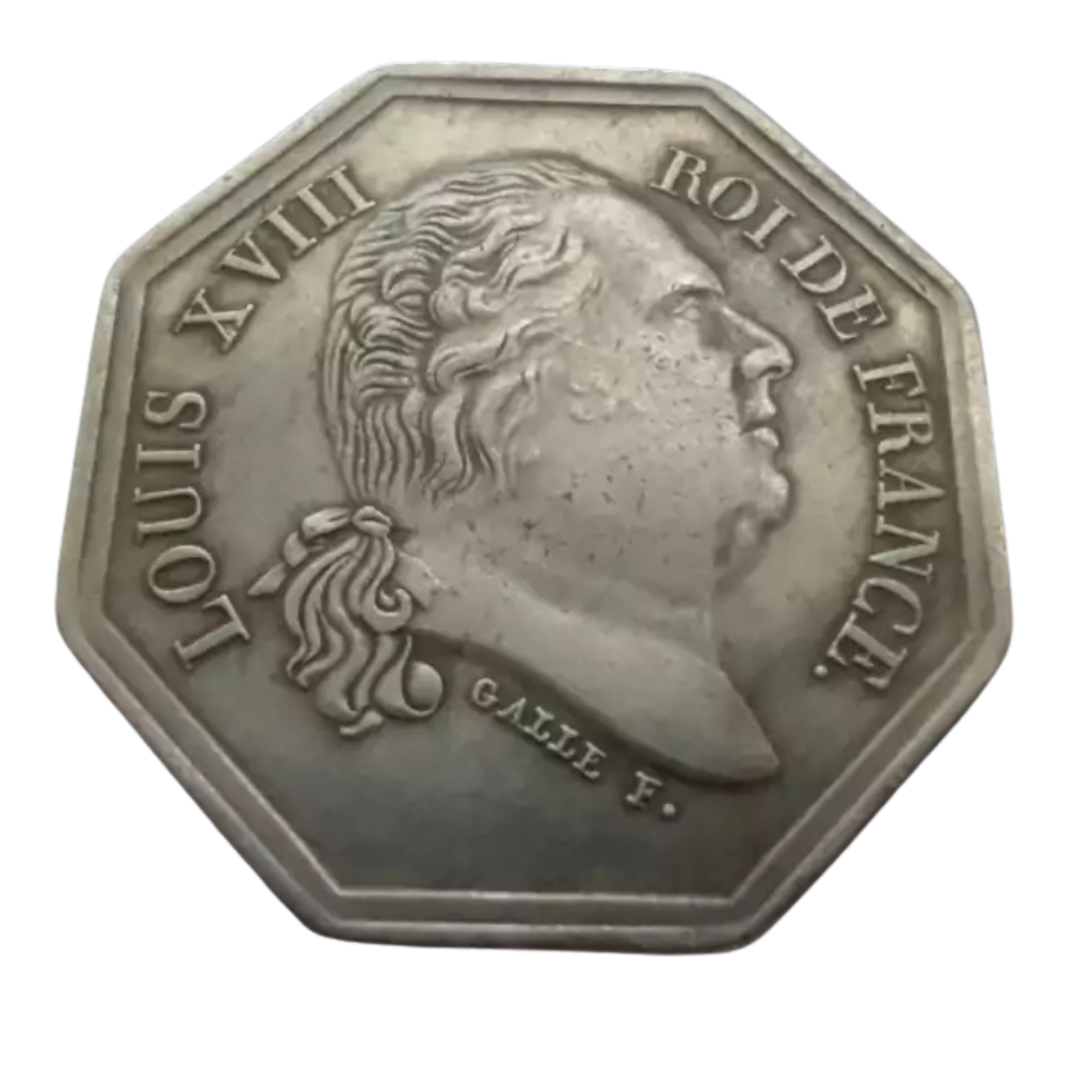 Medalha França Luis XVIII na Cápsula - Imagem 5