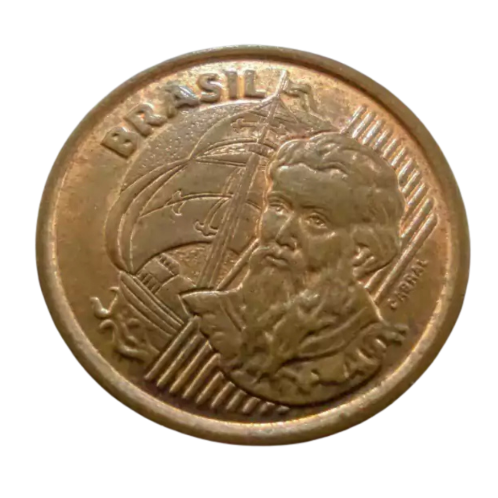 Moeda 1 Centavo 2001 Brasil - MBC - Imagem 3