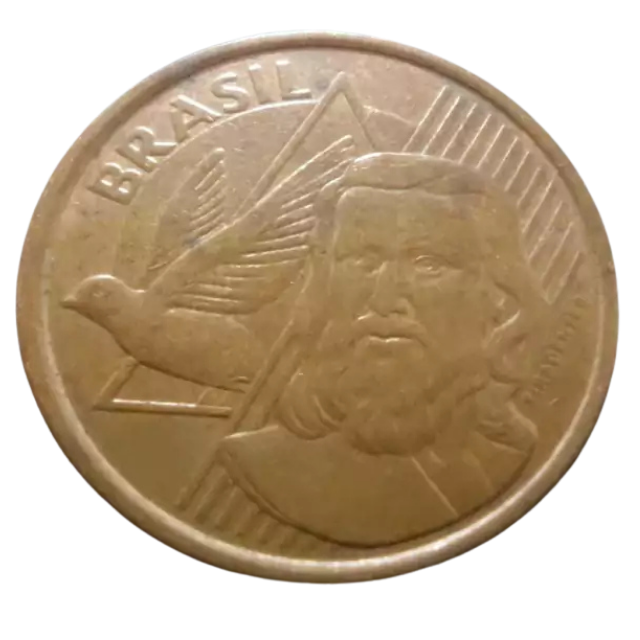 Moeda 5 Centavos 2019 Brasil- MBC - Imagem 2