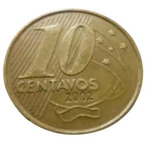 Moeda 10 Centavos 2002 Brasil - MBC