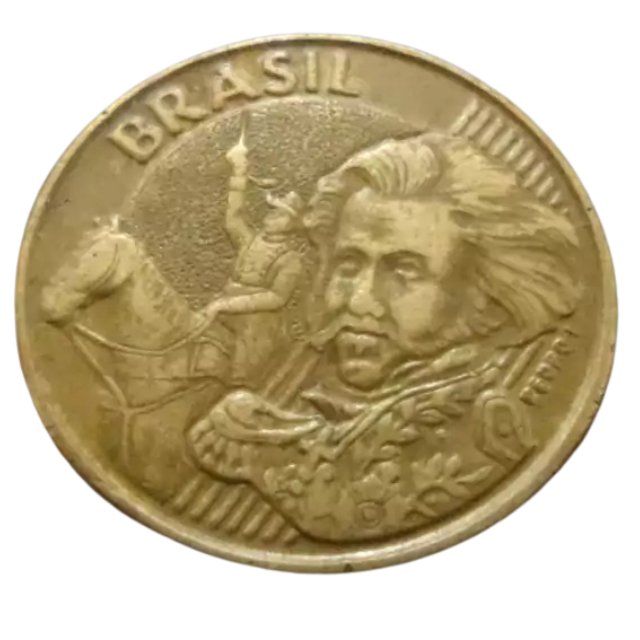 Moeda 10 Centavos 2007 Brasil - MBC - Imagem 2