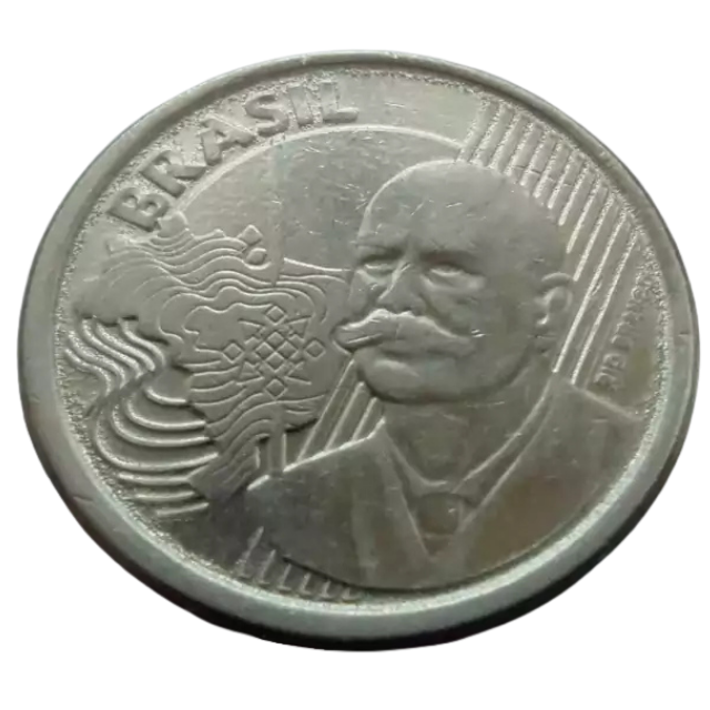 Moeda 50 Centavos 2020 Brasil - MBC - Imagem 2