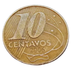 Moeda 10 Centavos 2006 Brasil - MBC