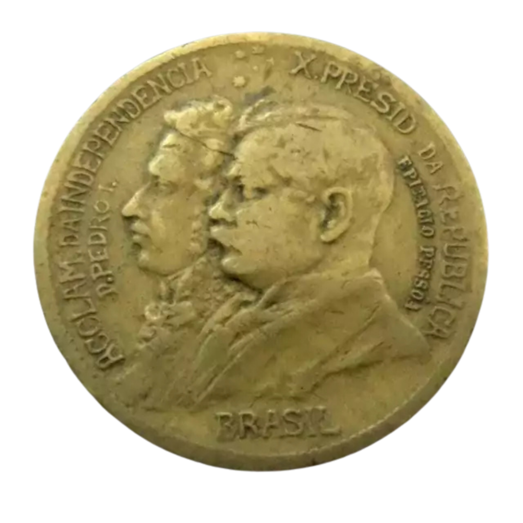 Moeda 1000 Réis 1922 Brasil - MBC