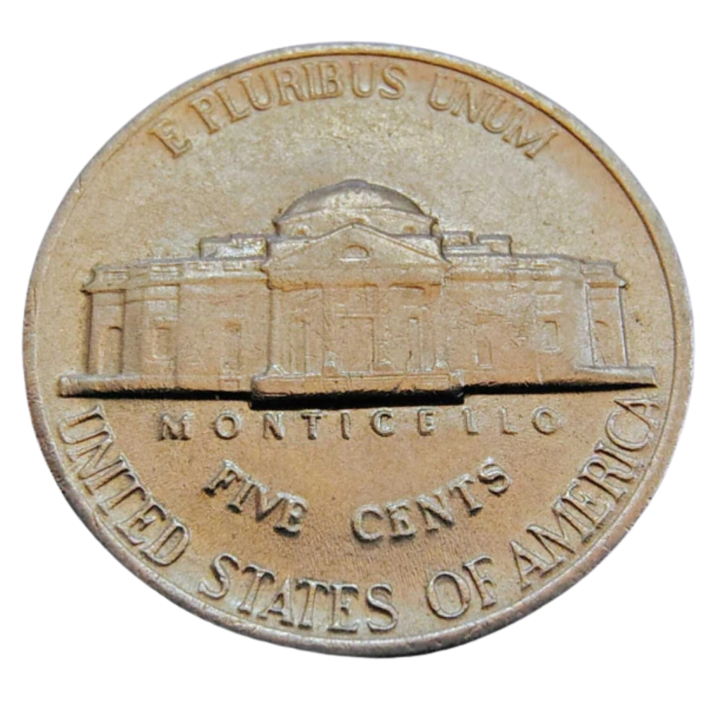 Moeda 5 Cents 1988 letra P - EUA - Imagem 2