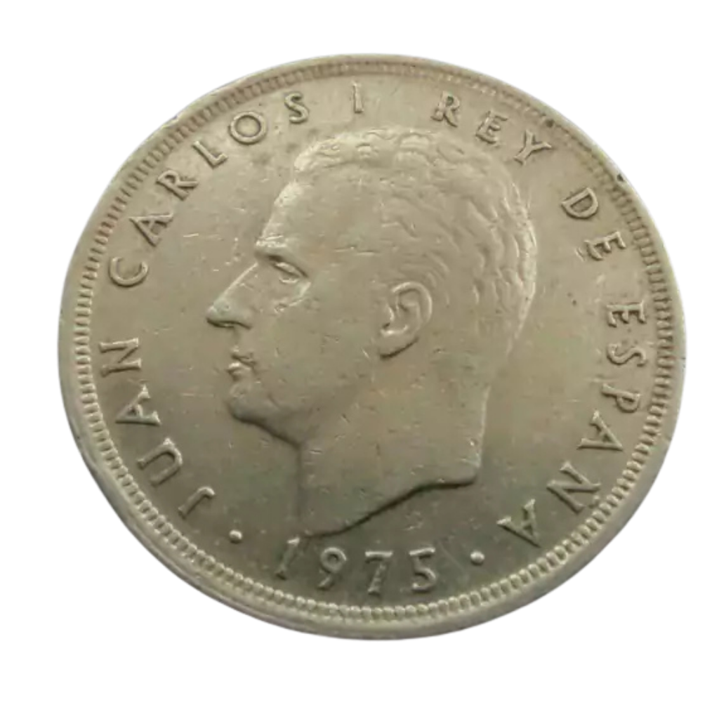 Moeda 5 Pesetas 1975 Estrela 79 - Espanha - Imagem 3