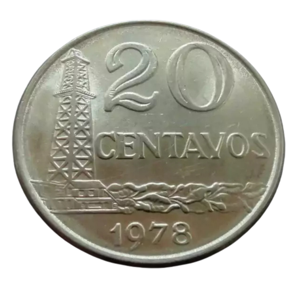 Moeda 20 Centavos 1978 Brasil - MBC