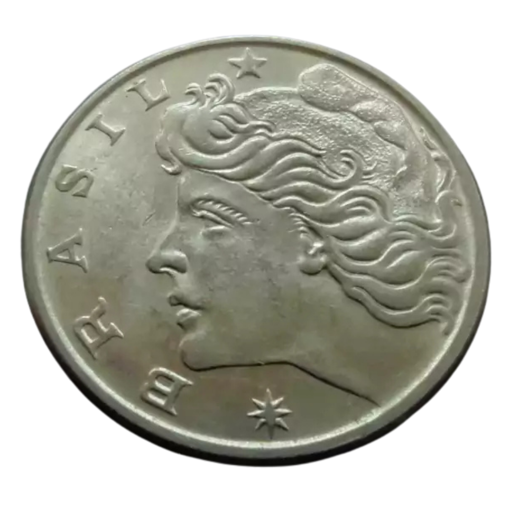 Moeda 20 Centavos 1978 Brasil - MBC - Imagem 2