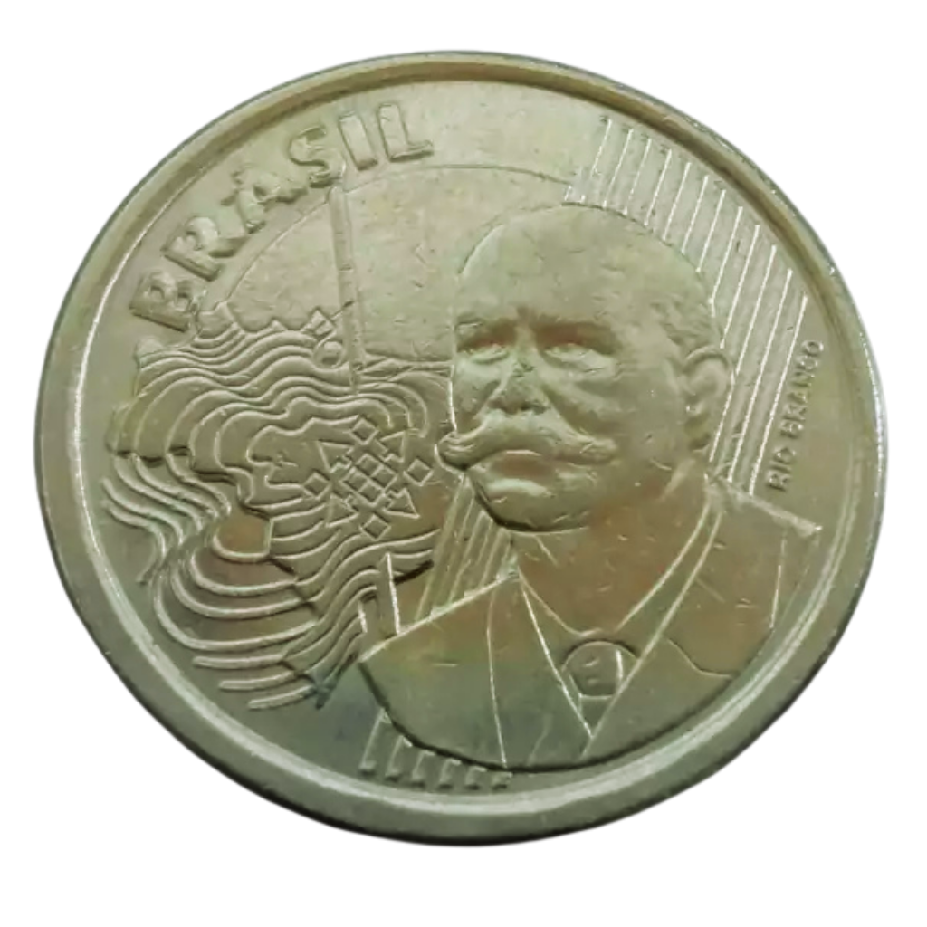 Moeda 50 Centavos 2014 Brasil - MBC - Imagem 3