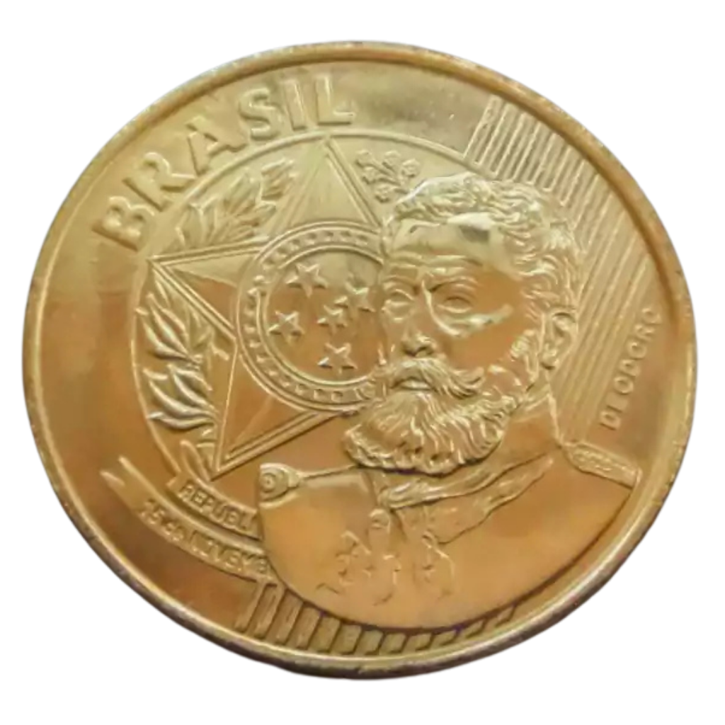 Moeda 25 Centavos 2021 Brasil - FC - Imagem 3