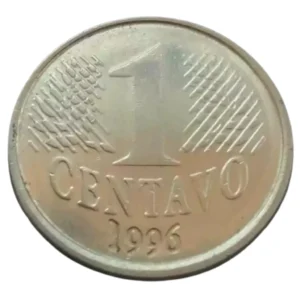 Moeda 1 Centavo 1996 Brasil - SOB