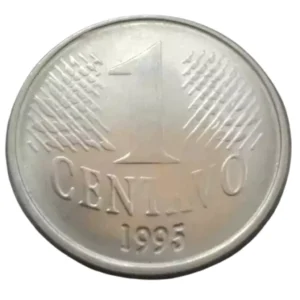 Moeda 1 Centavo 1995 Brasil - SOB