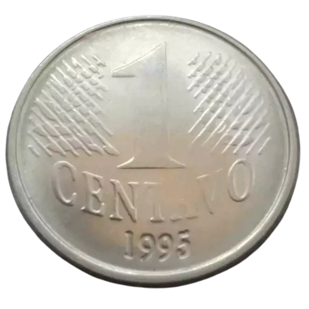 Moeda 1 Centavo 1995 Brasil - SOB