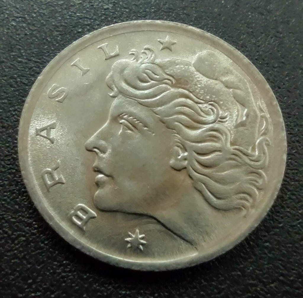 Moeda 5 Centavos 1969 Brasil - MBC - Imagem 3
