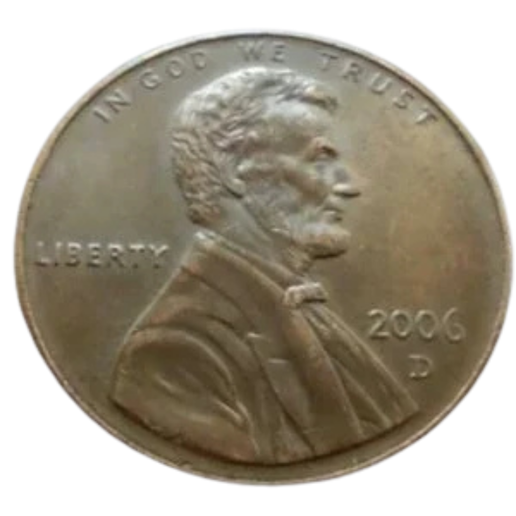 Moeda 1 Cent 2006 Letra D - EUA