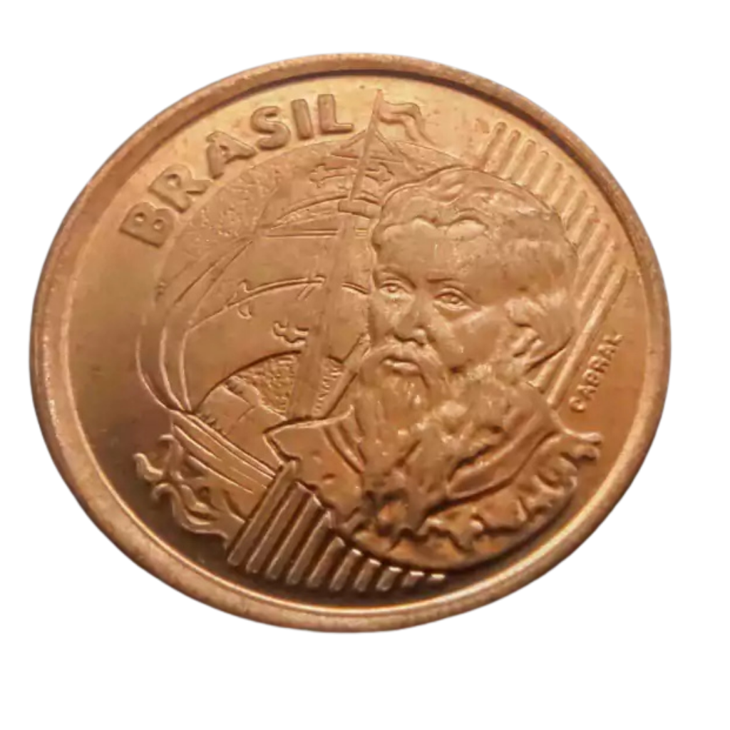 Moeda 1 Centavo 2004 Brasil - MBC - Imagem 4