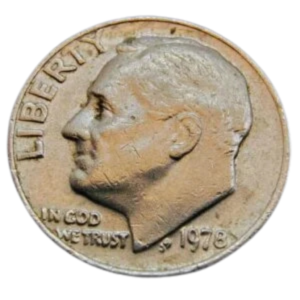 Moeda 1 Dime 1978 - EUA