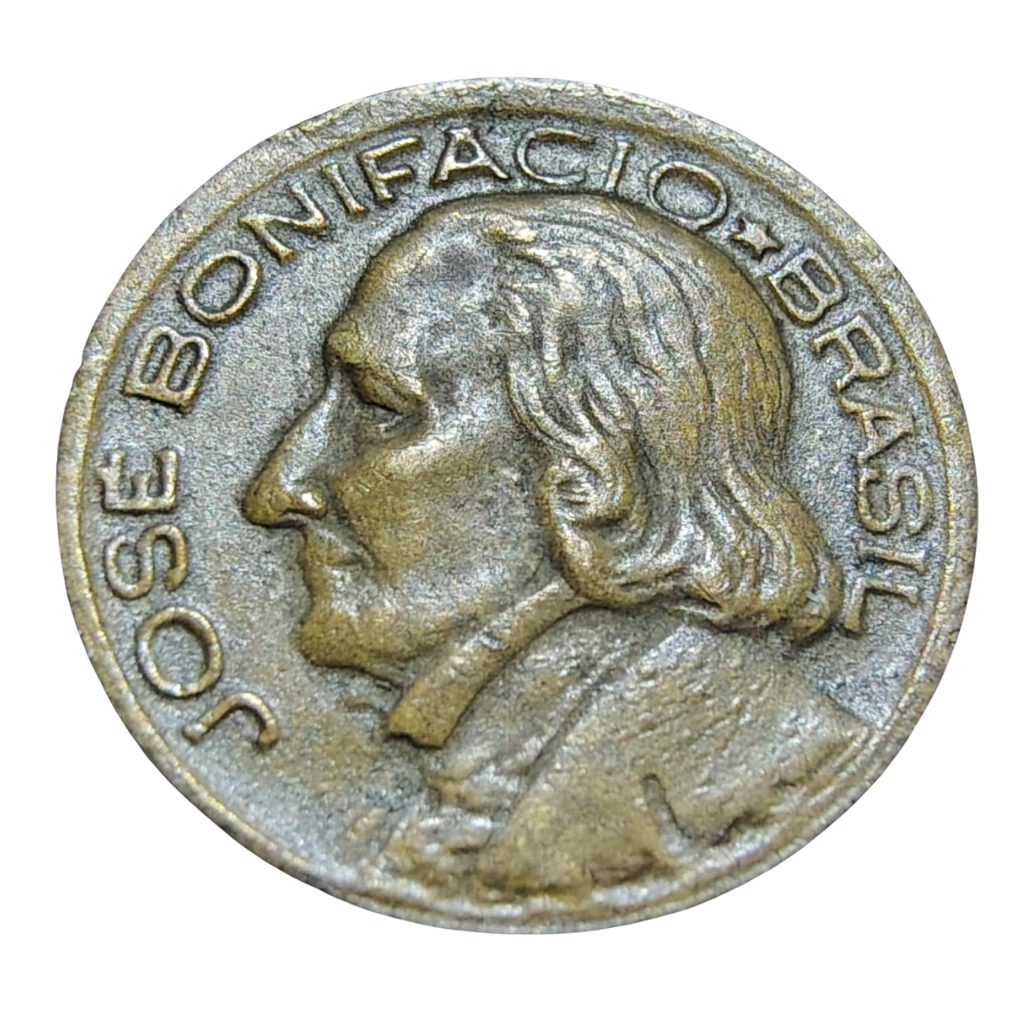 Moeda 10 Centavos 1953 José Bonifácio Brasil - MBC