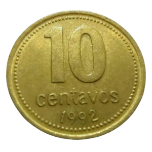 Moeda 10 Centavos 1992 - Argentina
