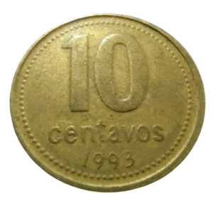 Moeda 10 Centavos 1993 - Argentina