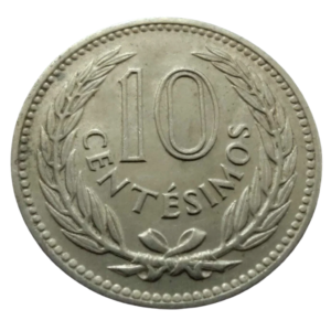 Moeda 10 Centésimos 1953 - Uruguai