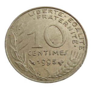 Moeda 10 Cêntimes 1995 - França