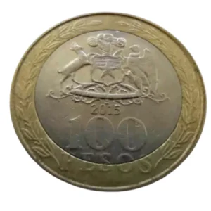 Moeda 100 Pesos 2015 Povos Originários - Chile