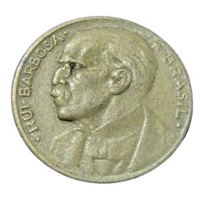 Moeda 20 Centavos 1949 Rui Barbosa Brasil - MBC