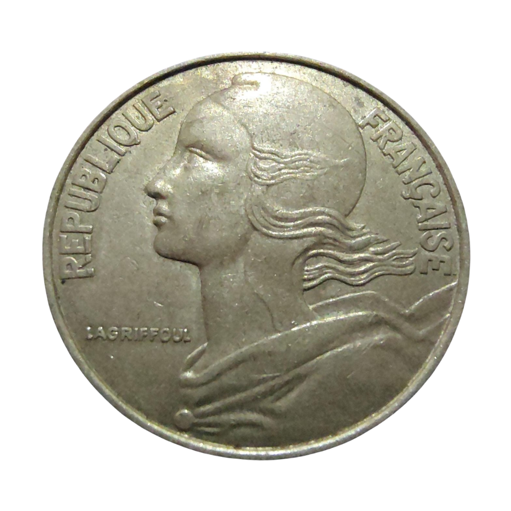 Moeda 20 Cêntimes 1990 França