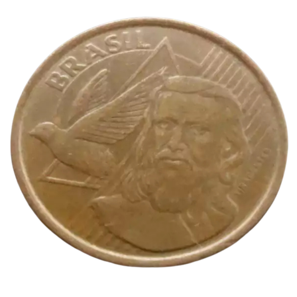 Moeda 5 Centavos 2008 Brasil - MBC - Imagem 3