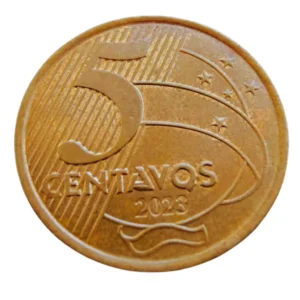 Moeda 5 Centavos 2023 Brasil - MBC