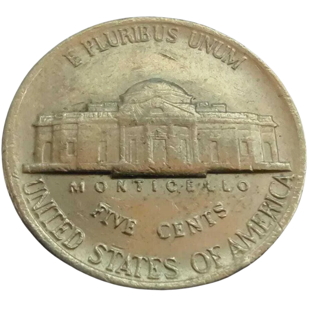 Moeda 5 Cents 1984 letra P - EUA - Imagem 2