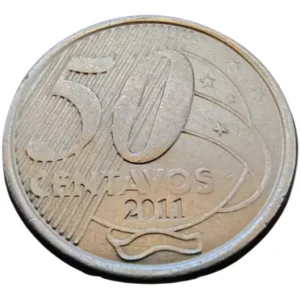 Moeda 50 Centavos 2011 Brasil - MBC