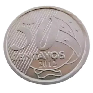 Moeda 50 Centavos 2012 Brasil - MBC